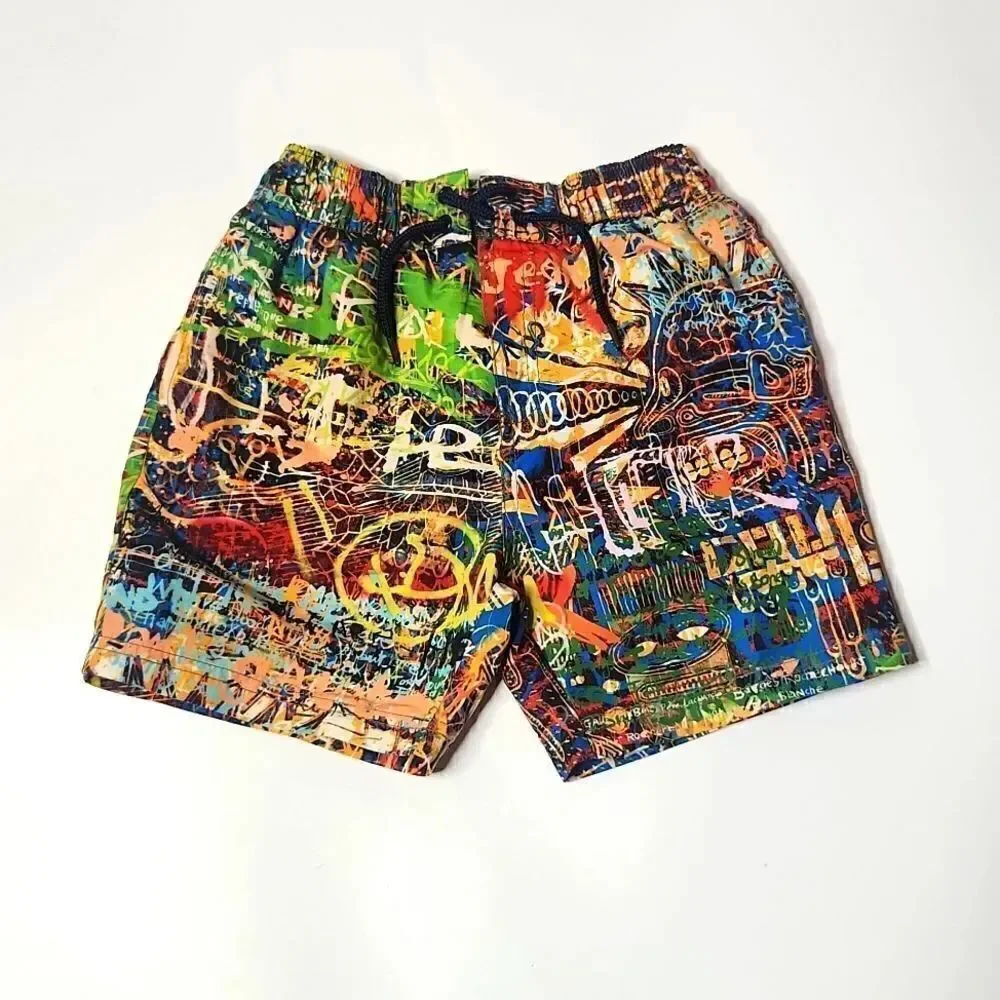 JUNIOR GAULTIER SWIM SHORTS YELLOW FOR BOYS SIZE 6